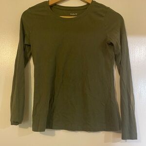 Ribbed crew-neck T-shirt